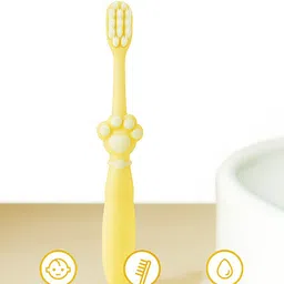 magic pebbles BPA Free Kids Toothbrush Supersoft Bristles for Kids/Toddlers 2 Year+ Extra Soft Toothbrush image 3