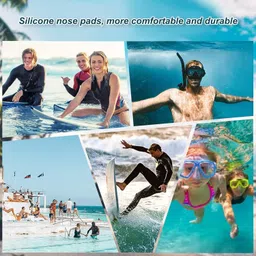 destidy Silicone Swimming Nose Clip with Ear Plugs Set Ear Plug & Nose Clip image 2