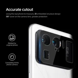 Nillkin Camera Lens Protector for Xiaomi Mi 11 Ultra (6.81" Inch) Camera Guard Invisi Film image 3