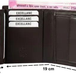 voize Men Black Genuine Leather Wallet image 3