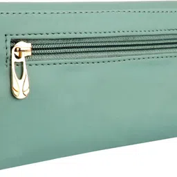 mr. raaq creation Casual, Formal, Party, Sports Light Green Clutch image 3