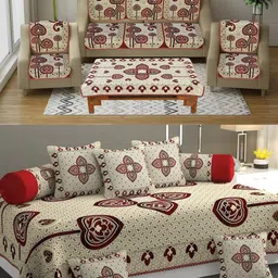 akaas Velvet Floral Diwan Set-picture-23