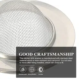 stylebeach Kitchen Sink Stainless Steel Push Down Strainer image 5