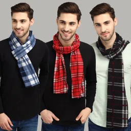 Fit N Fame Checkered Men Muffler-picture-23