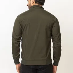 wild cops Men Solid Casual Jacket image 2