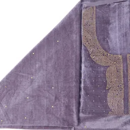 maadwara Unstitched Velvet Salwar Suit Material Embroidered image 3