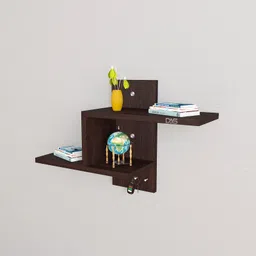 pickwood DONAL Bookshelf Cabinet Book Rack Organizer with Shelves for Home Librar Engineered Wood Open Book Shelf image 5