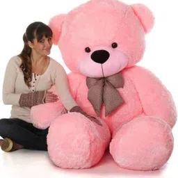 smooth Soft Toys Extra Large Very Soft Lovable/Huggable Teddy Bear for Girlfriend/Birthday Gift/Boy/Girl pink 5 feet (151 cm)- 151 cm-image-22