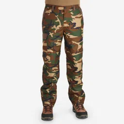 Men Waterproof Warm Cargo Trousers Pants Army Military Camo Print 100 - Khaki-image-6