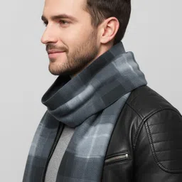 BILBURY Checkered Men Muffler image 2