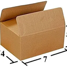 secureship Corrugated Cardboard 3 Ply Strong 7 x 4 x 3.5 Inches Carton Boxes Packaging Box-picture-29