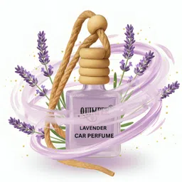 quimper LAVENDER Hanging Car perfume Room Air Freshener Car Freshener Diffuser Set image 3