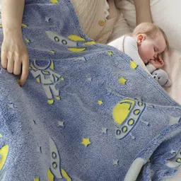 ji and ja Printed Single AC Blanket for AC Room image 5