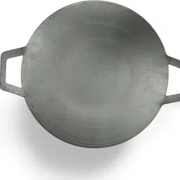 anzman enterprises Premium Iron Flat Kadai Tawa – 29.5 cm Tawa 29.5 cm diameter image 2