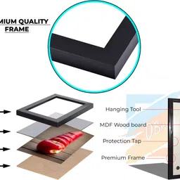 dbrush Chhatrapati Shivaji Maharaj Statue Religious Photo Frame With Glass Wall Painting For Office and Home ( Black and White) Digital Reprint 18 inch x 12 inch Painting image 4