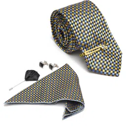 LOUIS STITCH Silk Tie & Cufflink image 2