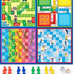 ratna's Business 5 in 1 with Coin, Enhace Property dealing skills (1231 Blue) Party & Fun Board Game image 5