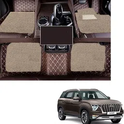 autoclow Leatherite 7D Mat For Hyundai Alcazar (7 Seater)-picture-18