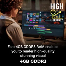 ZEBRONICS Zeb-GT740-4GD3 GDDR3 4 GB NVIDIA Chipset 128 bit 1333 MHz Graphics Card image 5