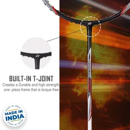 yonex Badminton Kit - (1 Nanoflare Speed 7 Racket, Mavis 10 "6 Shuttle", 1 Grip) Yellow Strung Badminton Racquet image 4