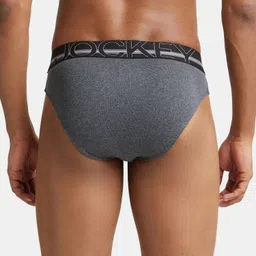 jockey Pack of 2 US17 Super Combed Cotton Rib Solid Men Brief image 4