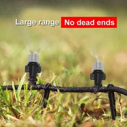 kuhu etail 20 Pcs Gray Heads Sprinklers Nozzle for Gardening Drip Irrigation Kit image 4