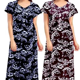 retail shopee Pack of 2 Women Nighty Set-picture-10