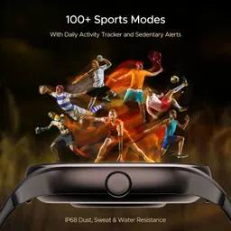 boAt Lunar Connect Ace w/ 3.63 cm(1.43") AMOLED Display,BT Calling,Sports Modes, IP68 Smartwatch image 5