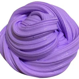 padmavathi enterprises Fluffy Stress Relief Non Toxic Purple Slime Activator (Purple-250 GM) Kids Play Non Sticky Slimee Gag Toy-picture-25