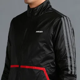ducati Men Solid Casual Jacket image 5