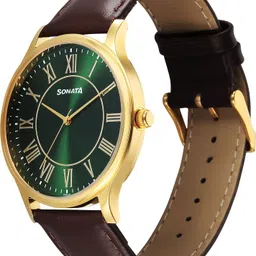 sonata Analog Watch - For Men 77105YL04W image 3