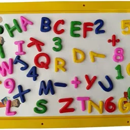 kirat Double Sided Magic Magnetic Hanging Board Slate Drawing Writing Board For Kids image 1