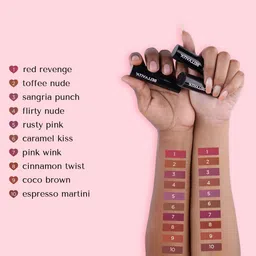 bellavita Comfort Matte Priming Lipstick | Creamy Texture For Moisturized Lips image 5