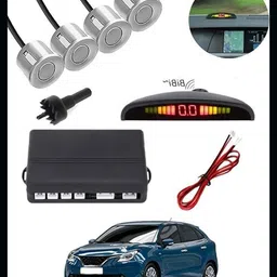 peeps store Car Premium 4 Silver Reverse Parking Sensor-AP25A770 Car Premium 4 Silver Reverse Parking Sensor-AP25A770 Parking Sensor-picture-20