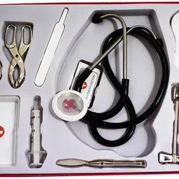 saffronworld Metalic Doctor set for Kids Just Like A Real Kit image 2