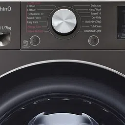 lg 11 kg Fully Automatic Front Load Black, Grey image 3