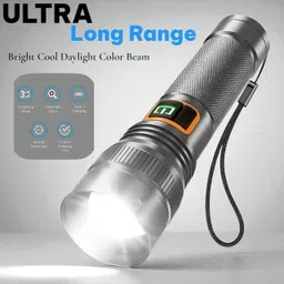 nilesawar X196 Ultra Power Torch | Strong Light Beam for Hiking & Night Work Torch image 2