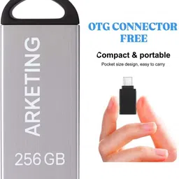 ARKETING S7 256 256 GB Pen Drive Compatible with Desktop Computer, Laptop, Television, Mobile USB 3.0 Metal Case-image-14