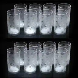royalryte enterprise (Pack of 16) BEER, SODA, WINE, SCOTCH, MILK-SHAKE, BUTTERMILK, VODKA UNBREAKABLE Glass Set Water/Juice Glass-picture-24