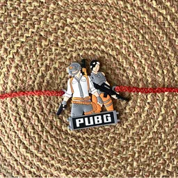 I Jewels Men Multi-Colored Pub-G Tie-Up  Rakhi-picture-45