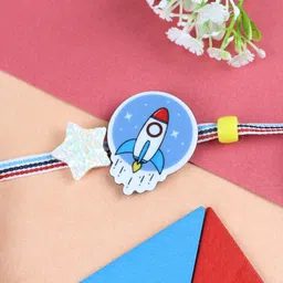 Asthetika Boys Space Star Rocket Rakhi image 2