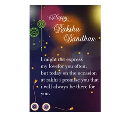 Silver Shine Multicoloured Rakhi Gift set image 3