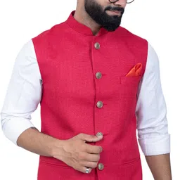 aljaami Solid Men Waistcoat-picture-37