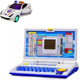 premio coppex English Educational Laptop- Learning Games with Mouse + [Free Police Car] image 1