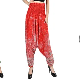 narnari Printed Rayon Women Harem Pants-picture-39
