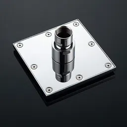 kamal Rain Shower Delta 4x4 Inch 100mm SUS 304 (Only Showerhead) Premium Shower Series Fixed Mount image 3