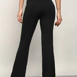 houseofcommon Women Striped Green Track Pants image 3