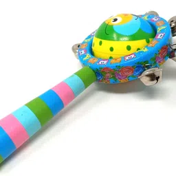 A&A Kreative Box Wooden Soft Ball Rattle Rattle-image-0