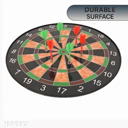 movex Morex Magnetic Dart Board Set Durable & Safe 16 Inch Wide with 6 Magnetic Darts 41 cm Dart Board image 2