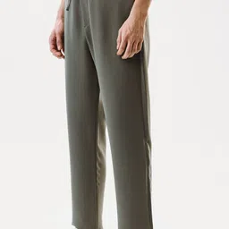 snitch Men Regular Fit Green Polyester Trousers image 4